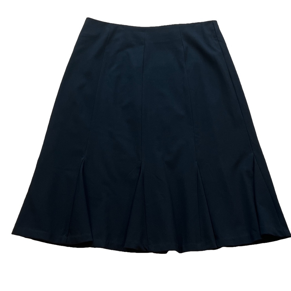 TravelSmith Black Knee-Length A-Line Skirt for Work